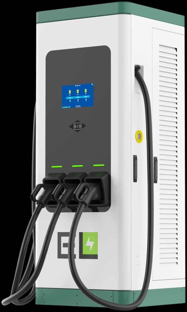 Зарядная станция Eco-link 120–240 кВт GBT + GBT + CCS2 трёхпортовая быстрая зарядная станция постоянного тока