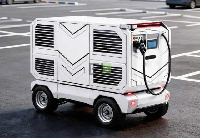 Зарядная станция M2 — до 120 кВт — DC с накопителем энергии (мобильная)