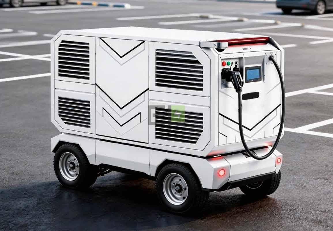 Зарядная станция M2 — до 120 кВт — DC с накопителем энергии (мобильная)