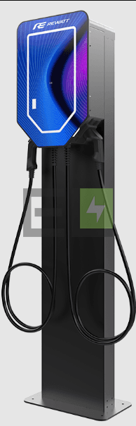 Зарядная станция ReWatt МЮОН DUO — 22/44 кВт — Type 1 / Type 2 / GBT AC / NACS