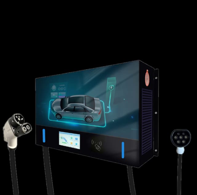Зарядная станция Eco-link pro max 62 кВт: 40 кВт CCS2 + 22 кВт Gbt AC с кабелем 5м