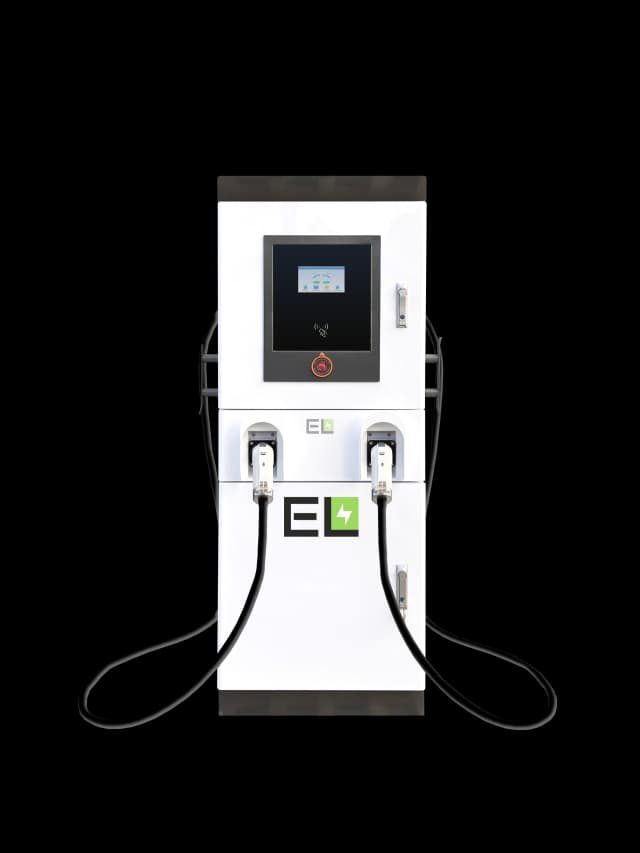 Быстрая зарядная станция для электромобилей Eco-link pro 120 кВт GBT + CCS2 с кабелем 5м