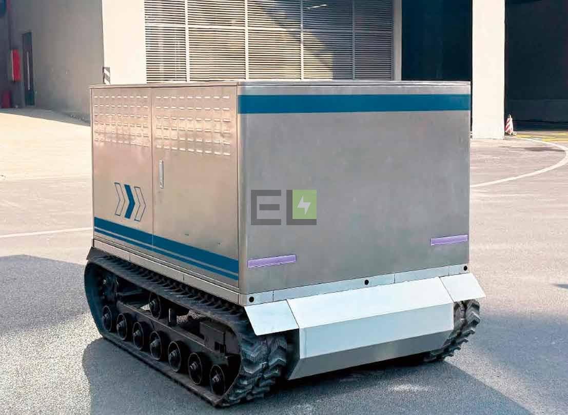 Зарядная станция U10 — 80 кВт — DC с накопителем энергии (гусеничная платформа)