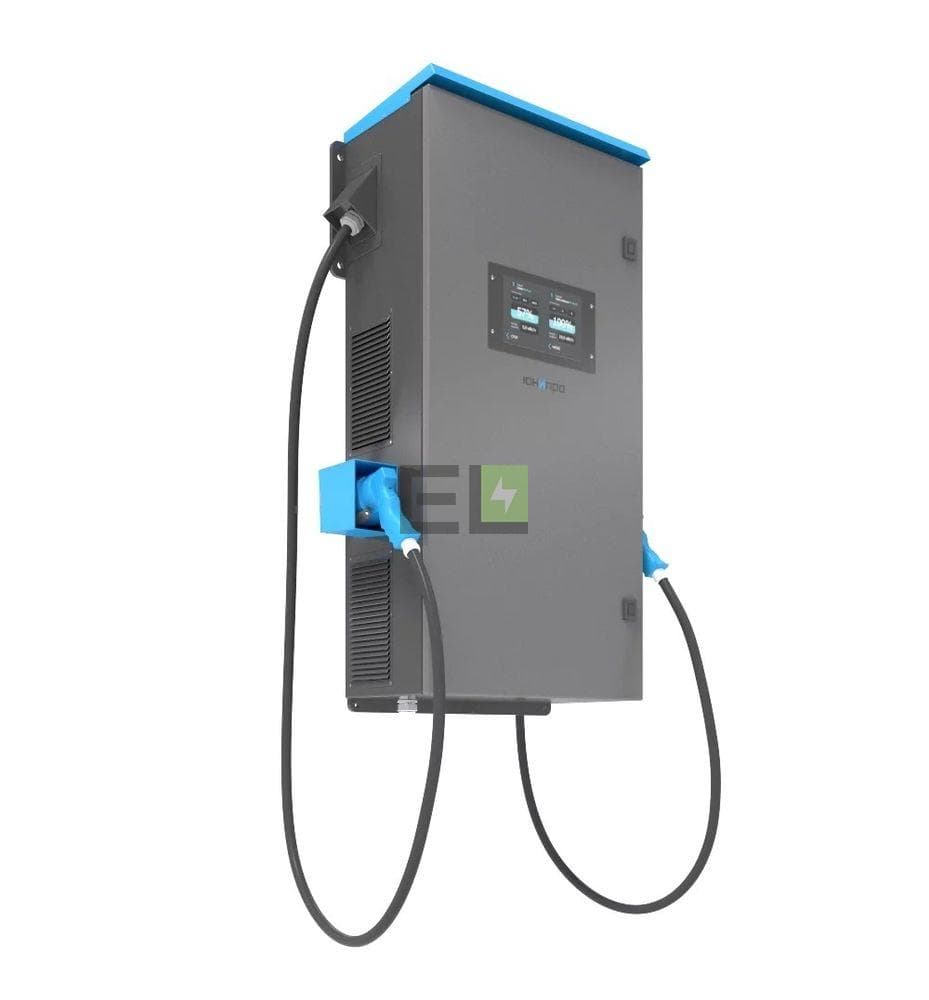 Зарядная станция Юнипро DUO 60 кВт (2 из CCS, GB/T, СHAdeMO)+M ОСРР POS
